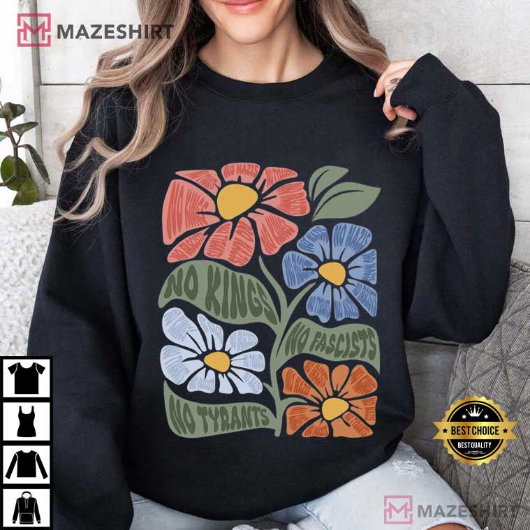 No Kings No Fascists No Tyrants Anti Trump Since 1776 T-Shirt No Kings No Fascists No Tyrants Anti Trump Since 1776 T-Shirt