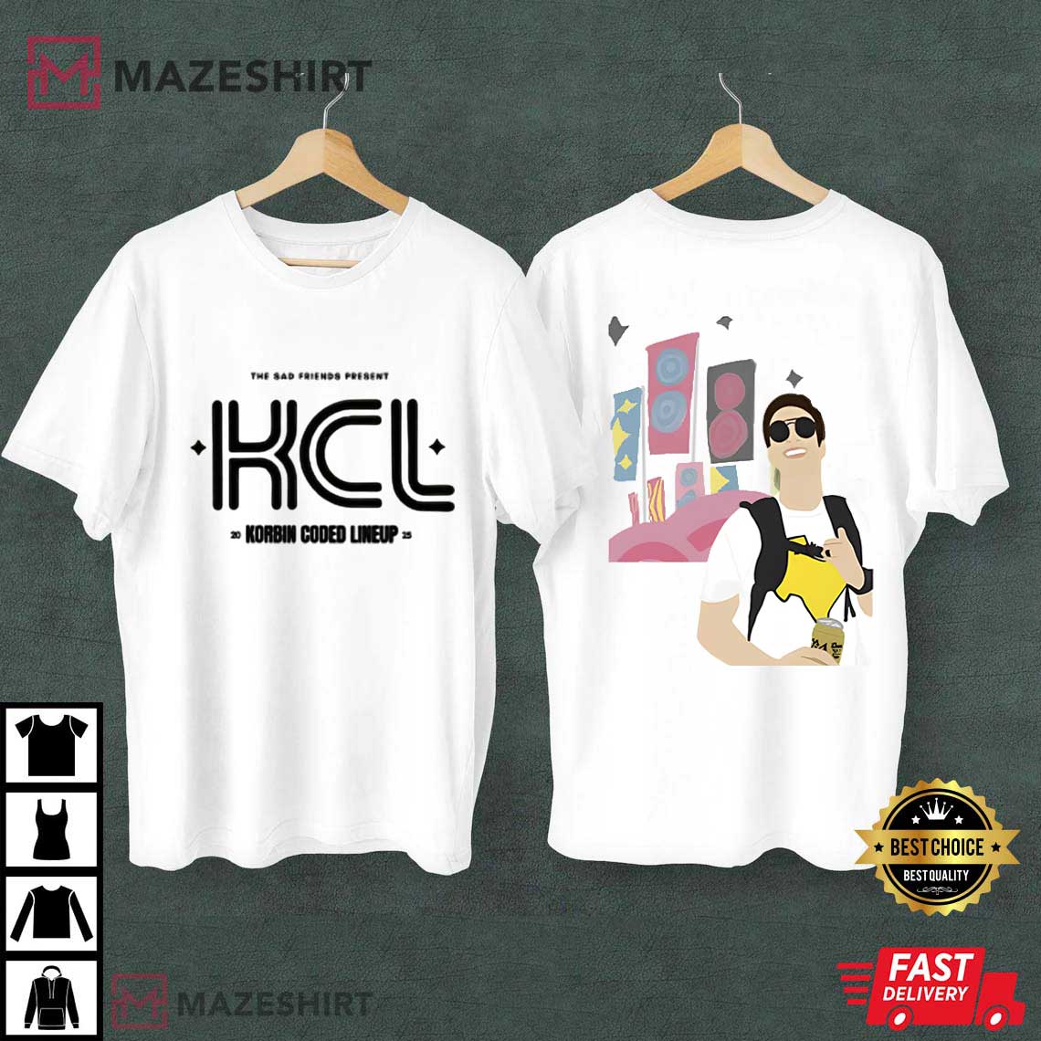 KCL Korbin Coded Lineup T-Shirt KCL Korbin Coded Lineup T-Shirt