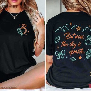 But Now The Sky Is Opalite Music Lyrics Showgirl Album T-Shirt