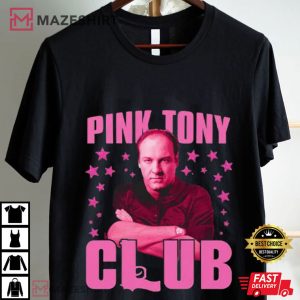 The Sopranos Pink Tony Club Tony Soprano TV Series T Shirt (1)