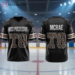 Tate McRae T8 Leopard Miss Possessive Tour 3D T-Shirt