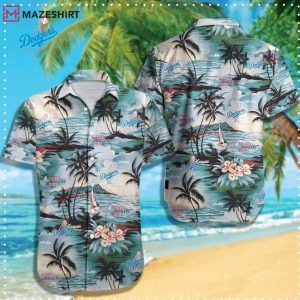 Los Angeles Dodgers Island Paradise Hawaiian Shirt