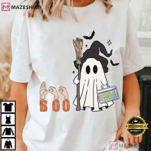 Halloween Speech Therapy AAC SLP T Shirt (2)