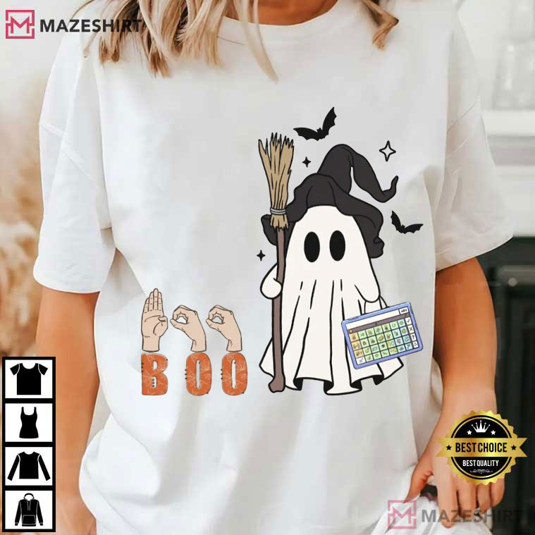 Halloween Speech Therapy AAC SLP T-Shirt Halloween Speech Therapy AAC SLP T-Shirt