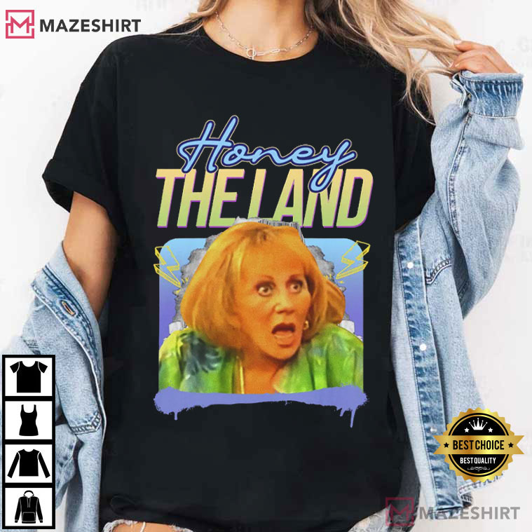 Honey The Land Sylvia Browne Vintage T-Shirt Honey The Land Sylvia Browne Vintage T-Shirt