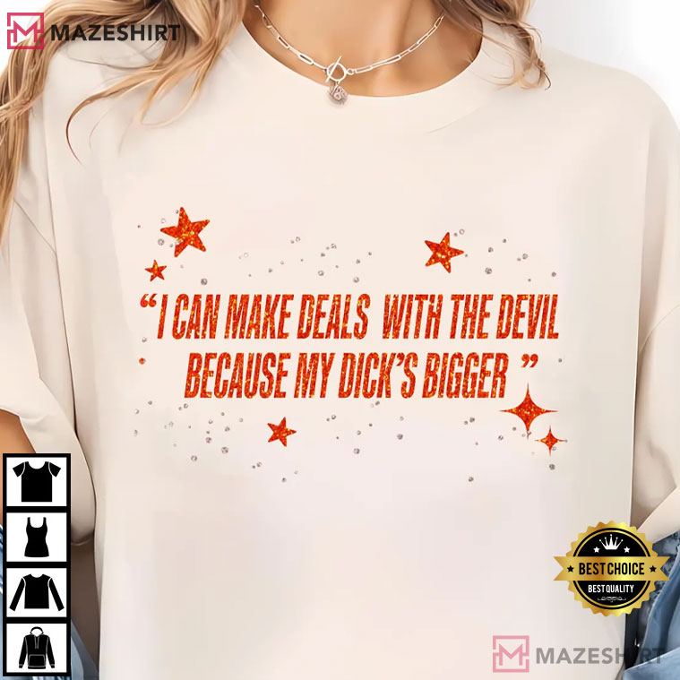 Father Figure I Can Make Deals With The Devil Showgirl Era Music T-Shirt Father Figure I Can Make Deals With The Devil Showgirl Era Music T-Shirt
