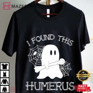 I Found This Humerus Halloween Nurse Spooky T Shirt (1)