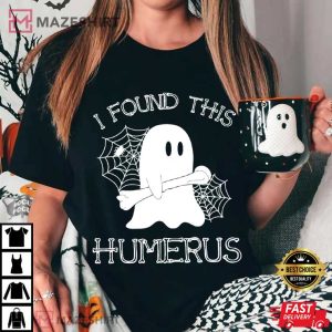 I Found This Humerus Halloween Nurse Spooky T Shirt (2)