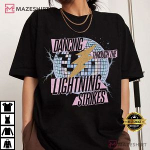 Opalite Disco Dancing Through The Lightning Strikes Showgirl T Shirt (1)