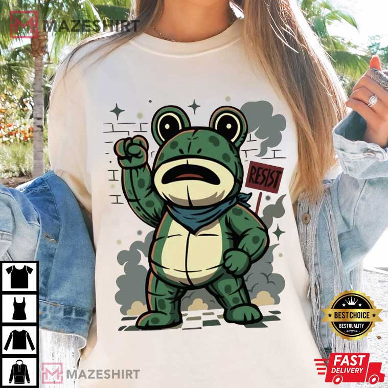 Portland Freedom Frog Resistance Protest Activist T-Shirt Portland Freedom Frog Resistance Protest Activist T-Shirt