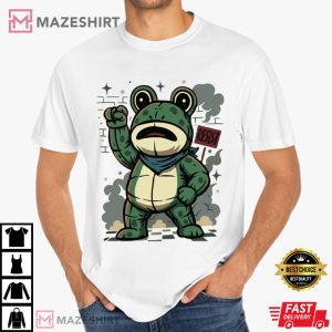Portland Freedom Frog Resistance Protest Activist T Shirt (3)