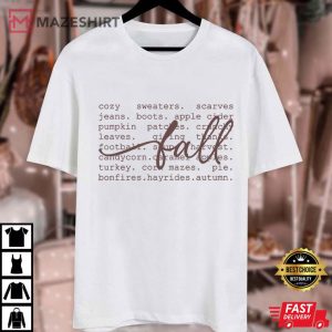 Fall Definition Thanksgiving Gift T Shirt (1)