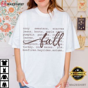 Fall Definition Thanksgiving Gift T-Shirt