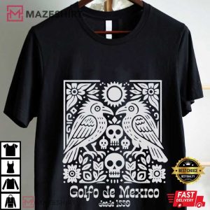 Gulf Of Mexico Crow Anti Trump Political T Shirt (1)