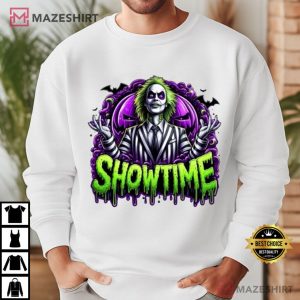 Beetlejuice Showtime Halloween Spooky Season T Shirt (4)