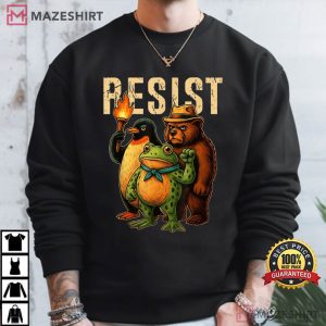 Resist Animal Unity Vintage Political Protest T Shirt (4)