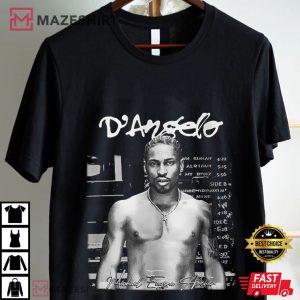 D'Angelo RnB 2000's Music RIP Legend Music T Shirt (4)