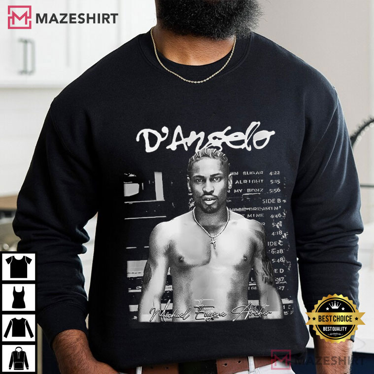 D'Angelo RnB 2000's Music RIP Legend Music T-Shirt D'Angelo RnB 2000's Music RIP Legend Music T-Shirt
