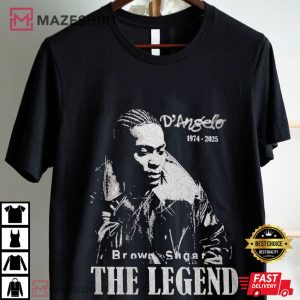 D'Angelo The Legend RnB 2000's Music T Shirt (1)