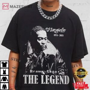 D'Angelo The Legend RnB 2000's Music T Shirt (2)