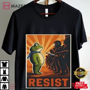Portland Frog Protest Resist T Shirt (1)