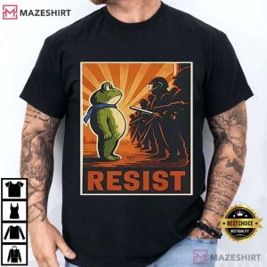 Portland Frog Protest Resist T Shirt (2)
