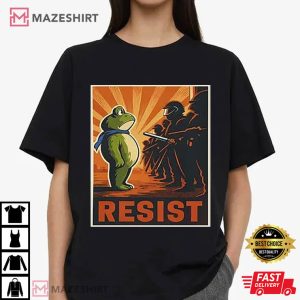 Portland Frog Protest Resist T Shirt (3)