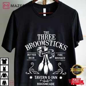 The Three Broomsticks Hogsmeade Harry Potter T Shirt (1)