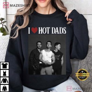 Jonas Brothers I Love Hot Dads 20th Anniversary Tour 2025 Fan Merch T Shirt (4)