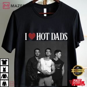 Jonas Brothers I Love Hot Dads 20th Anniversary Tour 2025 Fan Merch T Shirt (1)