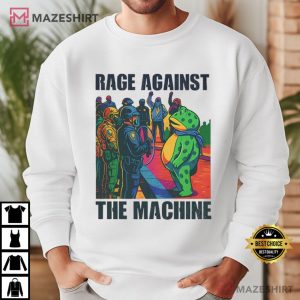 Rage Against The Machine Portland Frog Anti ICE T Shirt (4)