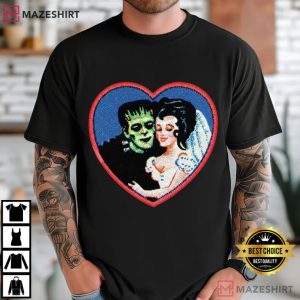 Frankenstein Monster Halloween Dark Fantasy Graphic T Shirt (1)