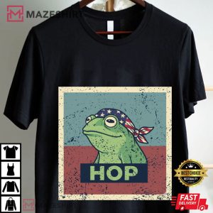 Anti Fascist Portland Frog Hop Protest Vintage T Shirt (2)