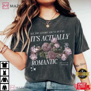 The Life Of A Showgirl Actually Romantic Lyrics Pop Culture T Shirt (3)
