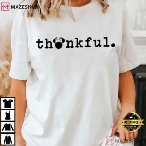 Disneyland Mickey Thankful Thanksgiving T-Shirt