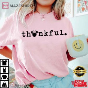 Disneyland Mickey Thankful Thanksgiving T Shirt (2)