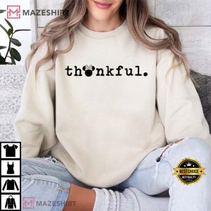 Disneyland Mickey Thankful Thanksgiving T Shirt (3)
