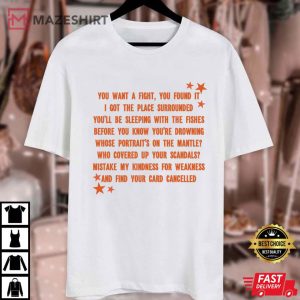 Taylor Swift Father Figure Bridge Lyric Show Girl Era T Shirt (1)