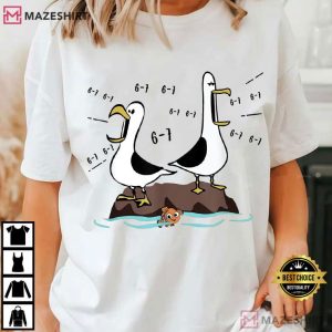 Nemo Seagulls Six Seven 6 7 Funny Meme T Shirt (2)