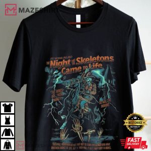 Tim Robinson The Night That The Skeletons Came To Life Song T Shirt (4)