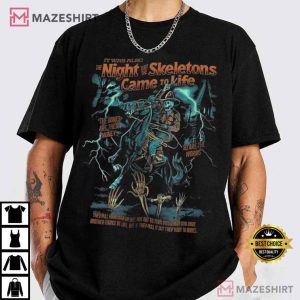 Tim Robinson The Night That The Skeletons Came To Life Song T Shirt (2)