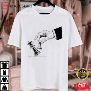 Anti Trump Protest Chess Pawn Knocks Down King T Shirt (1)