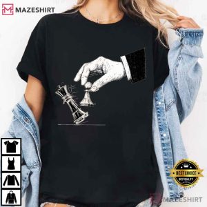 Anti Trump Protest Chess Pawn Knocks Down King T Shirt (3)