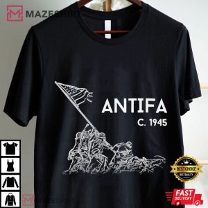 Antifa C 1945 Patriotic Anti Fascist T Shirt (4)