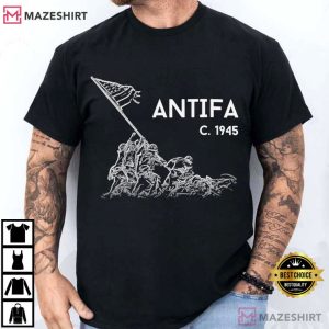 Antifa C 1945 Patriotic Anti Fascist T Shirt (1)