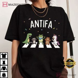 Antifa Abolish ICE Anti Fascism Protest T-Shirt