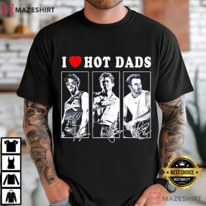 I Love Hot Dads Jonas Bros 20th Annivesary Tour 2025 T Shirt (3)