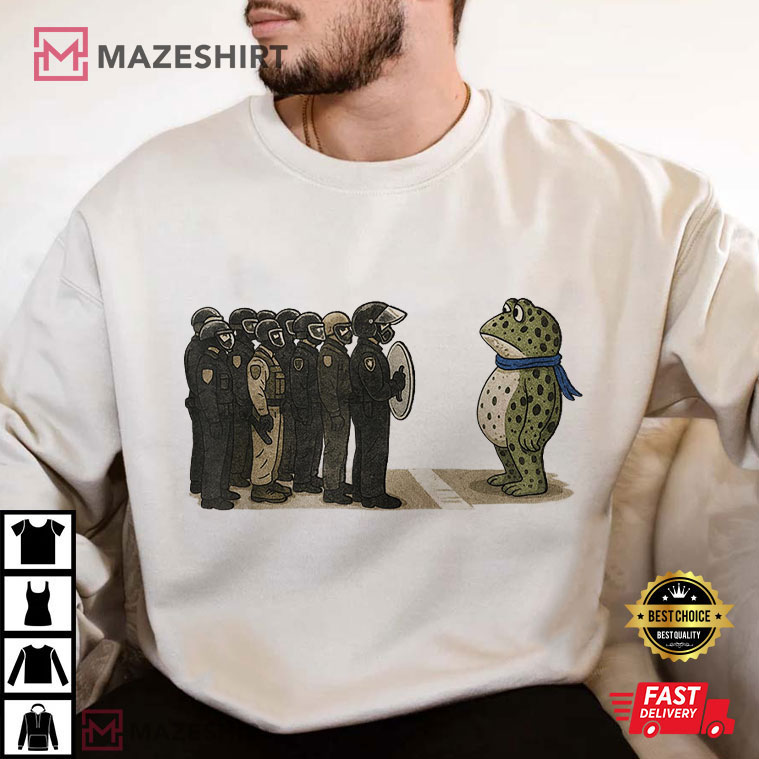 Anti ICE Portland Frog Resist Protest Funny T-Shirt Anti ICE Portland Frog Resist Protest Funny T-Shirt