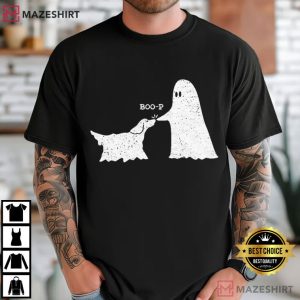 Boo-P Ghost Dog Funny Halloween T-Shirt