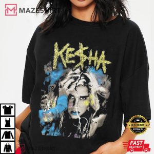 Kesha 2025 The Tits Out Tour Concert Fan Gift T Shirt (2)